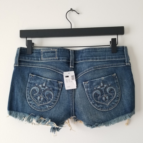 Denim Cut-Off Shorts - Picture 2 of 2
